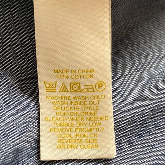 KATE SPADE New York Chambray Blaire Fit & Flare Smocked Waist Dress, Size 0 - Picture 11 of 13